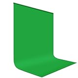 UTEBIT Grün Fotohintergrund, Faltbare Greenscreen Stoff, Grün Stoff...