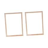 TOYZFRIENDY 2 Sätze Robuste Holzrahmen für Leinwände DIY Malerei...