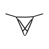 Teyli Damen Ouvert Tanga - Tanga String mit Streifen - String Tanga für...