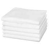 KiGATEX Moltontuch 80x80 cm 100% Baumwolle 5er Pack Ökotex 100, die...