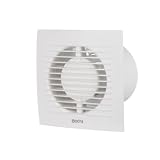 EUROPLAST Ø 100mm Bad-Lüfter mit Feuchtesensor und Timer Leise Ventilator...