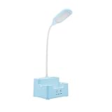 Wiederaufladbare Schreibtischlampe, multifunktionale LED-Schreibtischlampe,...