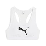 PUMA Damen 4keeps Bra Sport-BHs, Puma White-big Cat, M EU