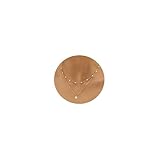 Halora Perlenkette Damen Goldkette Perlen Choker Kette mit Perle Halskette...