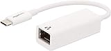 Amazon Basics - Adapter, USB 3.1 Typ C zu Ethernet - Weiß
