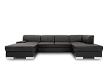 DOMO. collection Wohnlandschaft Star, Leder-Sofa in U-Form,...
