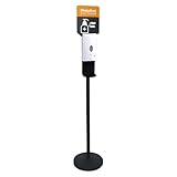 APS 98250 Desinfektionsständer/Desinfektionsmittelspender Metall, Schwarz,...