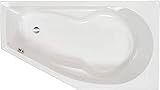 Ben Romero 2.0 Badewanne Rechts - 160x90 cm - Weiß - Eingebaute Badewanne...