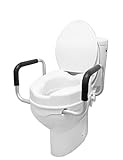 PEPE - Toilettensitzerhöhung mit Armlehnen 10cm, WC Sitzerhöhung für...