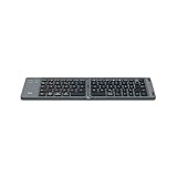 Hama Faltbare Tastatur Bluetooth (Ultraslim Wireless Keyboard klappbar,...