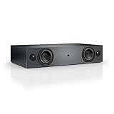 Nubert nuBox AS-225 | Schwarze Soundbar mit Grauer Front | Soundplate für...