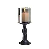 Kerzenständer Retro Leuchter Ornamente Schwarz Römischen Säule Basis...