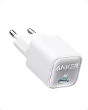 Anker USB C GaN Charger 30W, 511 Ladegerät (Nano 3), PIQ 3.0 PPS...