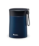 Aladdin Bistro Thermavac Stainless Steel Food Jar 0.4L Navy Blue – Keeps...