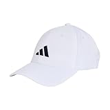 adidas Unisex Bball Cap LT EMB New Logo, White/Black, M