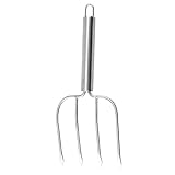 TOGEVAL Grillgabel mit Ergonomischem Griff Hitzebeständige Bbq...