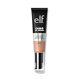 e.l.f. Camo CC Cream, Farbkorrigierende Foundation Mit Mittlerer Bis Voller...