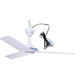 19,6 Zoll Outdoor Deckenventilator USB Hängender Deckenventilator Camping...