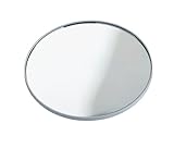 WENKO Kosmetikspiegel, 300 % Vergrößerung, Kunststoff, 12 x 0.5 cm, Chrom