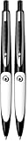 Herlitz 50028276 Kugelschreiber my.pen, schwarz/weiß, 1 Stück (Packung...