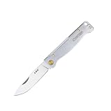 Sanrenmu Klappmesser mit Taschenclip Utility 74mm Länge 12C27 Stahl Klinge...