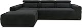 DOMO. collection Ecksofa Brandon, Sofa mit Rückenfunktion in L-Form,...