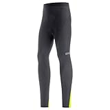 GORE WEAR Herren C3 Thermo Tights+, Black/Neon Yellow, M EU