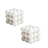 Weenwill Duftkerze in Würfelform,2 stück Bubble Kerze Handgefertigt...