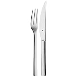 WMF Nuova Steakbesteck 2-teilig, für 1 Person, Steakgabel, Steakmesser,...