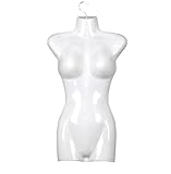 1 x Torso Weiblich - 66 cm Damentorso aus Kunststoff - Oberkörper...