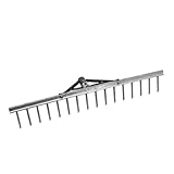 Rekord Aluminium Gartenrechen (62 cm Arbeitsbreite) – Leichter...