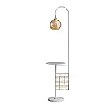 SYALEO Floor Lamp Stehleuchte mit Tablett und Endtisch, Standleuchte,...