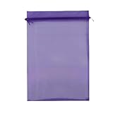 QIANHAILIZZ 100 Stück Organzabeutel mit Kordelzug, 20,3 x 30,5 cm, für...