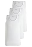 BOSS Herren 3p Co Tank Top, New - White100, L EU