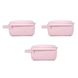 3 Stück Corduroy Makeup Bag, Mini Kosmetik-Aufbewahrungstaschen...
