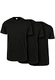 Urban Classics Herren Basic Tee 3-Pack T-Shirt, Schwarz Black 01168,...