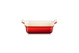 Le Creuset Rechteckige Auflaufform Tradition aus Steinzeug, 19 cm, 1.1...