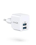 Anker PowerPort Mini Duales Wandladegerät, Extrem kompaktes...