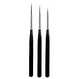 luoshaPUCY Nageldesign Pinsel, [3 Stücke] Nagel Art Liner Pinsel...