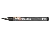 KREUL 62105 - Tattoo Pen schwarz, Strichstärke 0,5 - 3 mm, Kosmetiktinte...