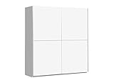 Forte WINNER Schrank 170, moderner Kleiderschrank, weißer...
