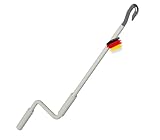 BAUHELD® Markisenkurbel mit Fleischer-Haken [Made in Germany] -...