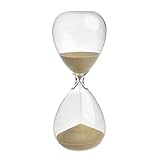 TFA Dostmann Sanduhr 15 Minuten, 18.6009.53.90, aus Glas, goldfarbenen...