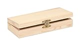 GLOREX 6 1682 501 - Holzbox rechteckig, ca. 20 x 10 x 5 cm, für den Innen-...