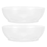 BESPORTBLE 2 Stück Wiegeschale für Küchenwaage Transparente Kunststoff...