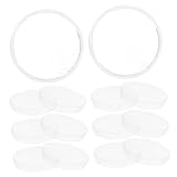 VALICLUD 20 Stück Transparente Petrischalen mit Deckel Labor...