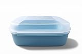 TUPPERWARE Naschkätzchen 1,7 L blau weiß Bellevue Dose Box Vorrat Apollo...