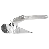 Tomvorks 4 Kg/8,8 Lb Pfluganker aus Edelstahl – Robust Zum Anlegen von...