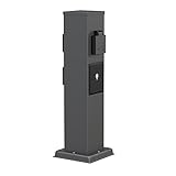 ledscom.de Garten Steckdosensäule Polly für außen, IP44, Smart Home,...