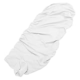 Homoyoyo Weißer Massagebettbezug mit Gesichtsöffnung Waschbarer...